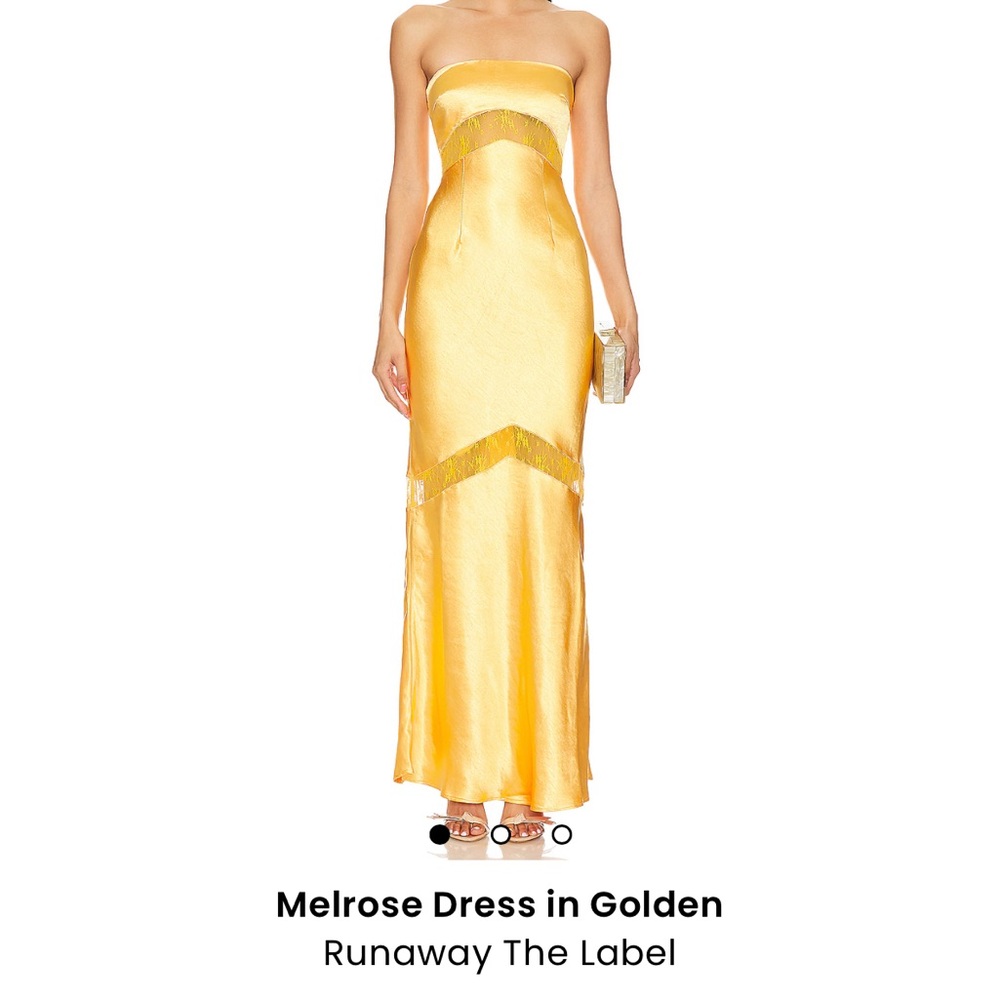 Runaway The Label Melrose Dress in Golden XS